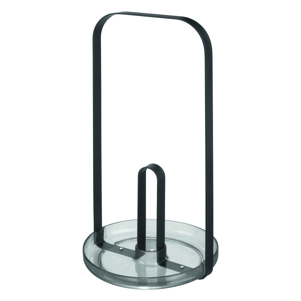 Suport rola servetele Austin, iDesign, 16.5x34 cm, negru mat - imagine 3